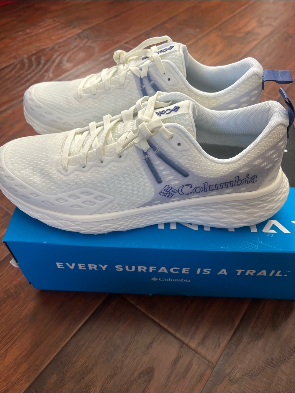 Columbia Women’s White Sneakers with Light Purple Accents